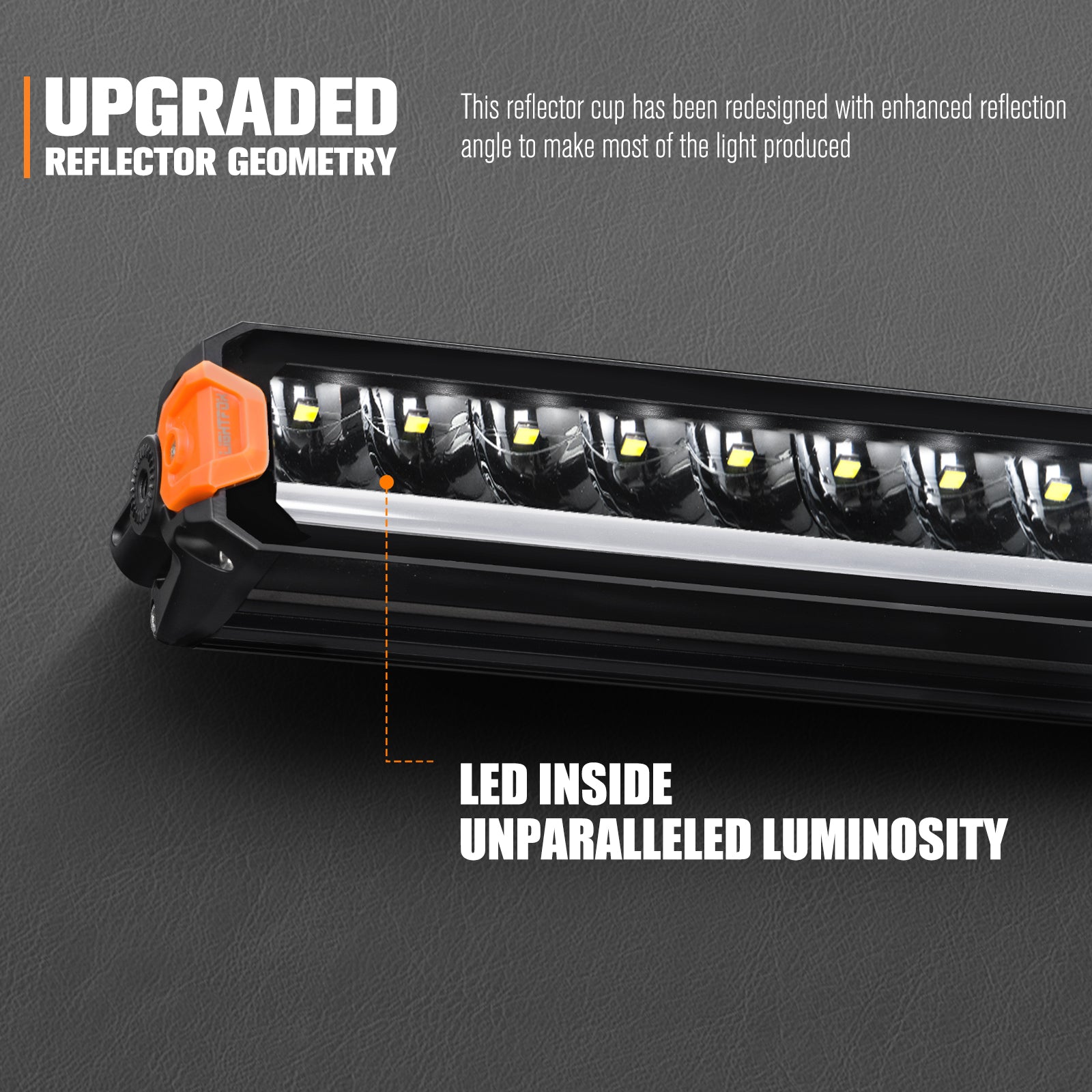 Lightfox 50inch Curved LED Light Bar 1Lux@2,788ft IP68 22,000 Lumens