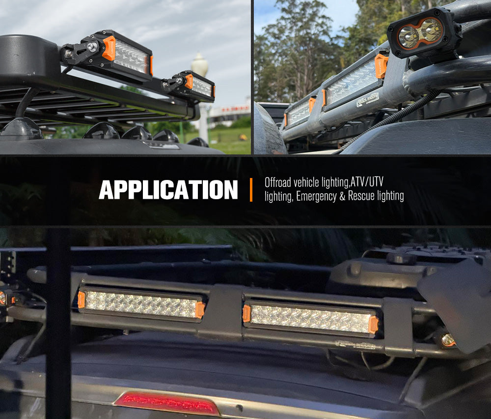 Lightfox Rigel Series 12" LED Light Bar 1Lux@1,106ft IP68 8,320LM