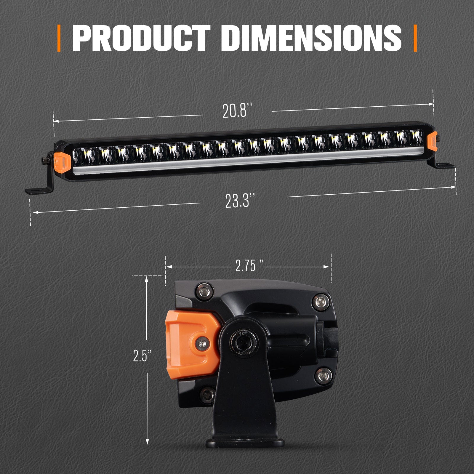 Lightfox 21inch LED Light Bar 1Lux@1,886ft IP68 12,100 Lumens
