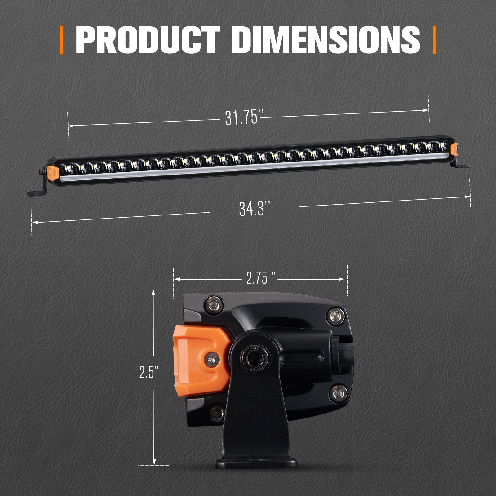 Lightfox 32inch LED Light Bar 1Lux@2,215ft IP68 15,950 Lumens