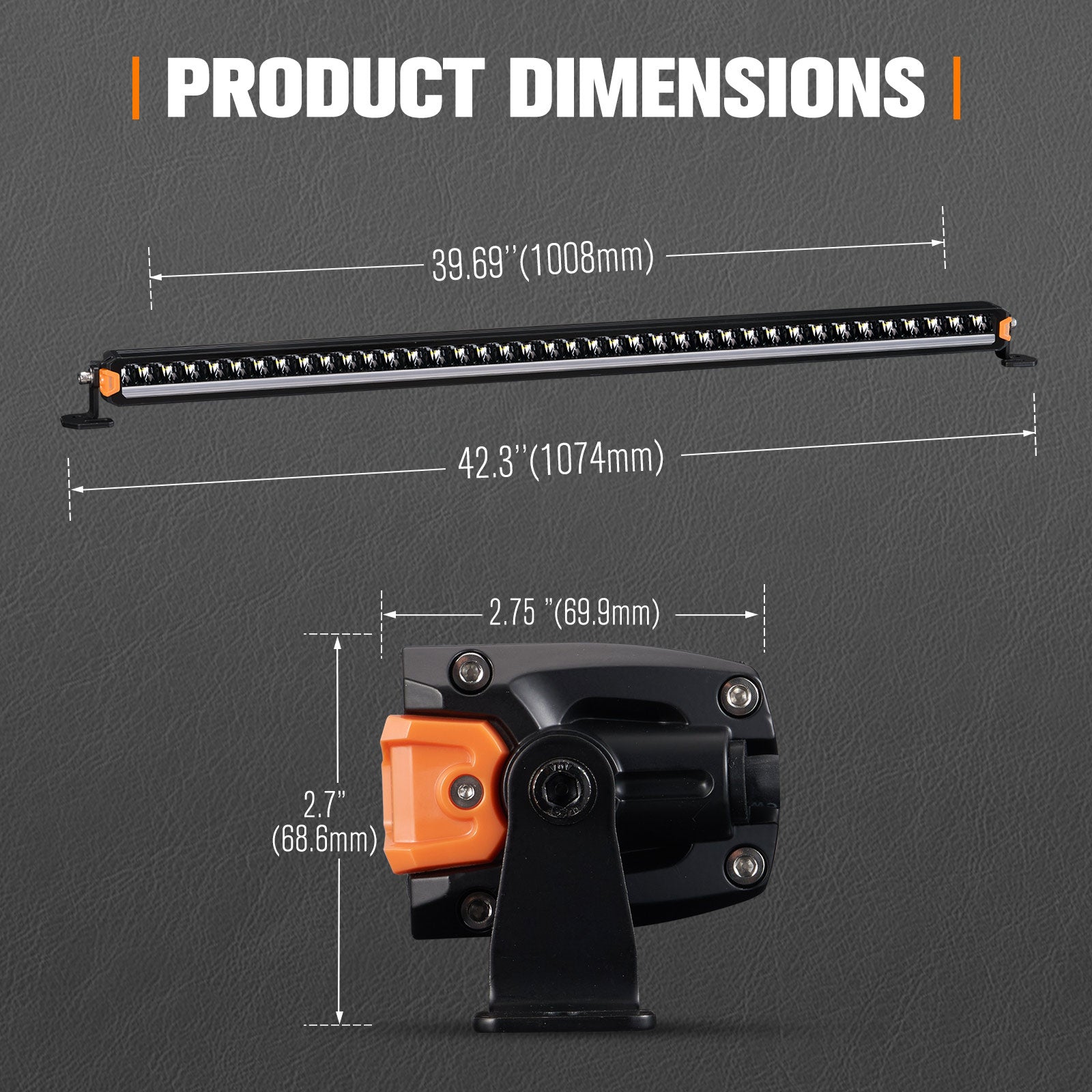 Lightfox 40inch LED Light Bar 1Lux@2,411ft IP68 18,700 Lumens