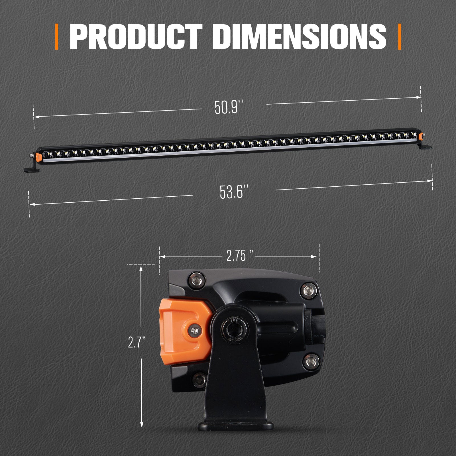 Lightfox 50inch LED Light Bar 1Lux@2,788ft IP68 20,900 Lumens