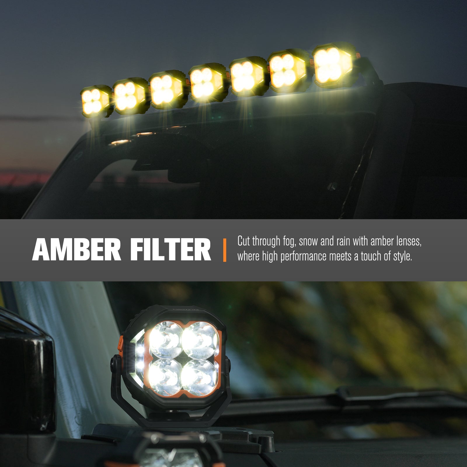 Lightfox Cygnus Pro 5" LED Work Light 1Lux@1,760ft IP68 15,144LM