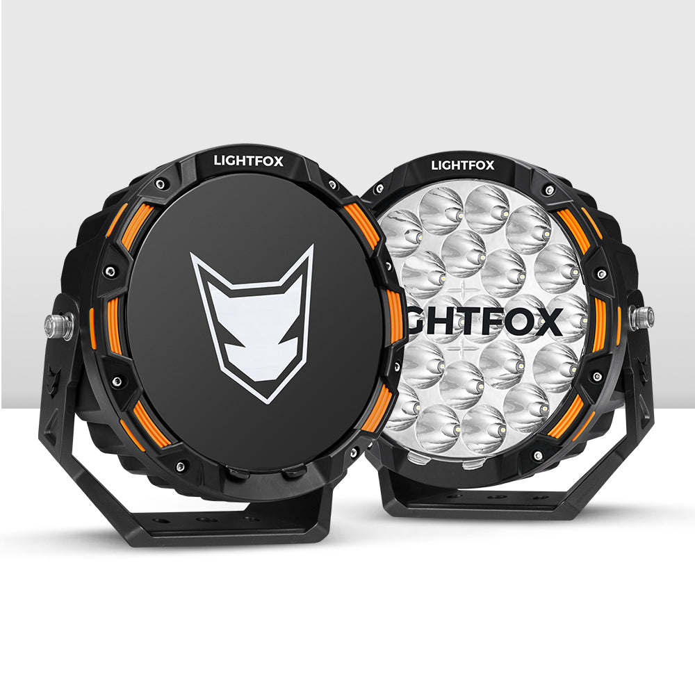 Lightfox 9inch LED Driving Light 1Lux@3,781ft IP68 20,200 Lumens