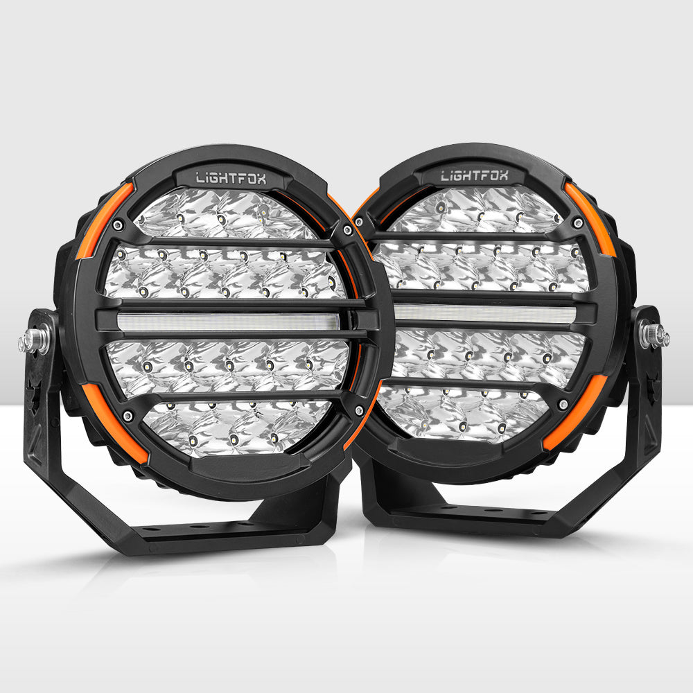 Lightfox Polaris 9" LED Driving Light 1Lux@1,660m IP68 14,708 Lumens