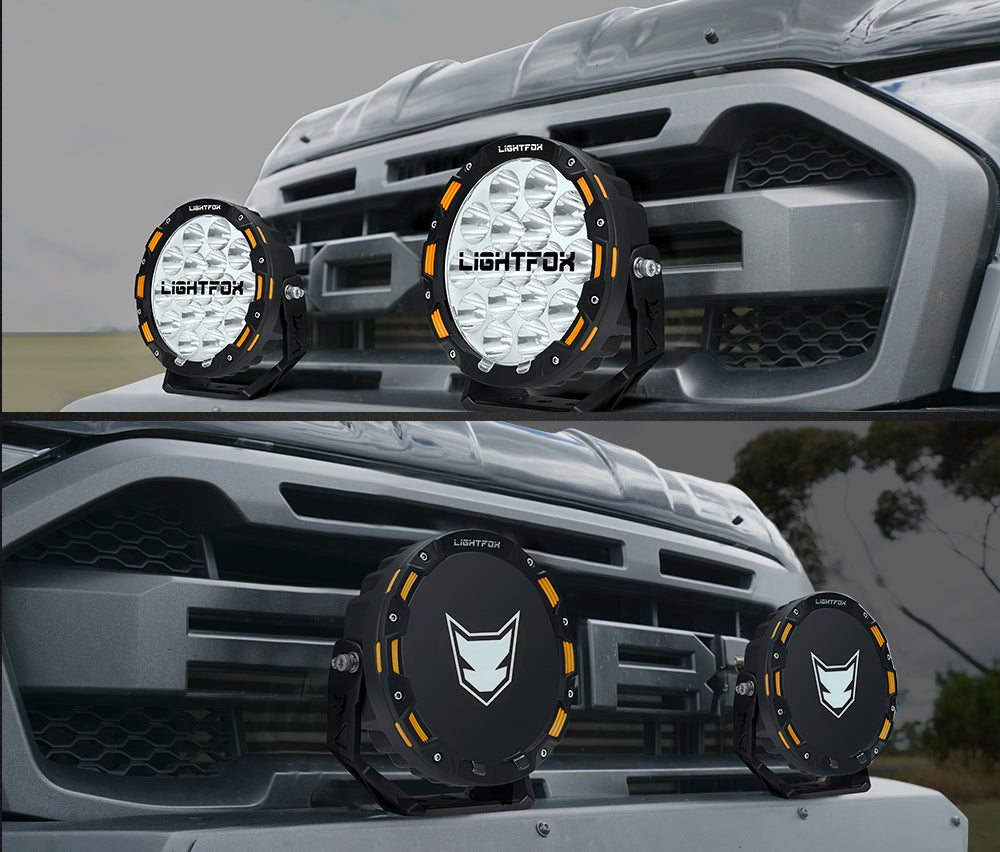 Lightfox 7inch LED Driving Light 1Lux@2,675ft IP68 12,603 Lumens