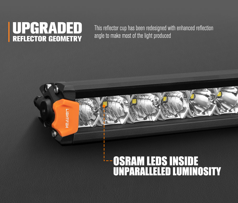 Lightfox Vega Series 14" LED Light Bar 1Lux@869ft IP68 4,735LM