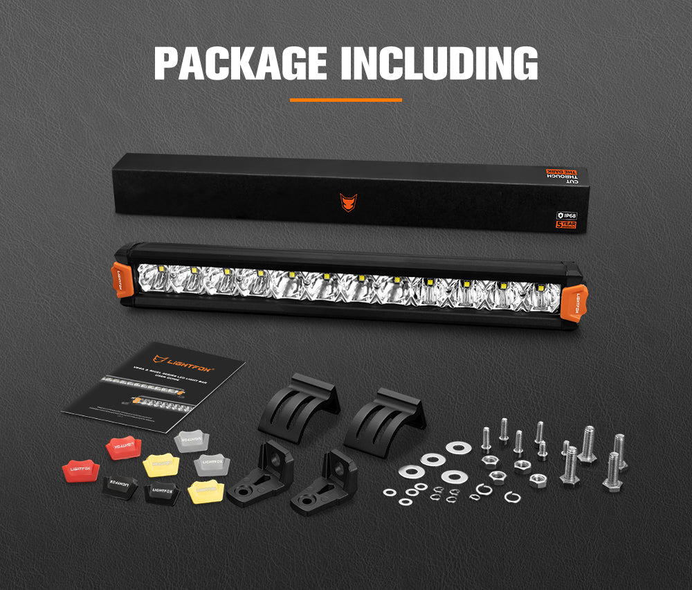 Lightfox Vega Series 14" LED Light Bar 1Lux@1,047ft IP68 7,548LM
