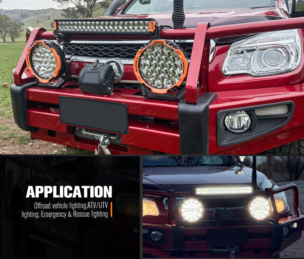 Lightfox Rigel Series 20" LED Light Bar 1Lux@1,368ft IP68 9,001LM