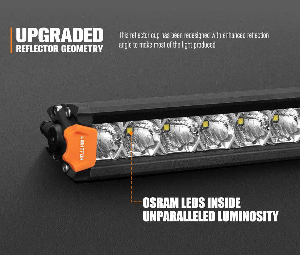 Lightfox Vega Series 28" LED Light Bar 1Lux@1,168ft IP68 10,358LM