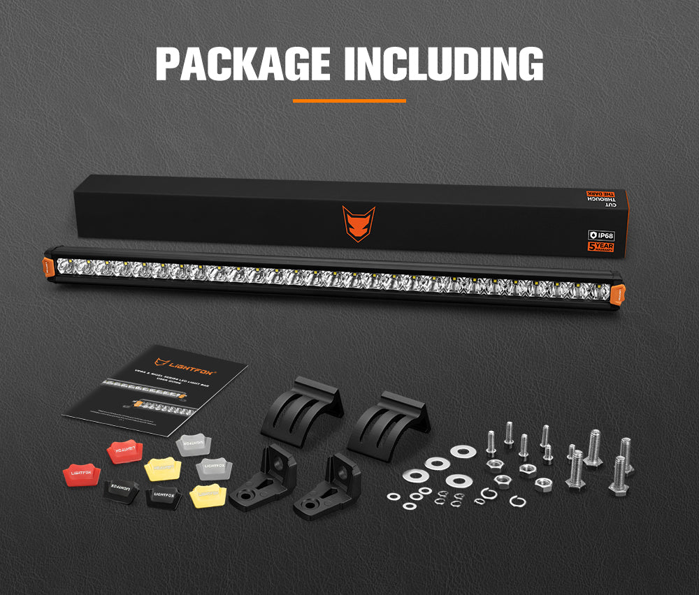 Lightfox Vega Series 28" LED Light Bar 1Lux@1,620ft IP68 17,612LM