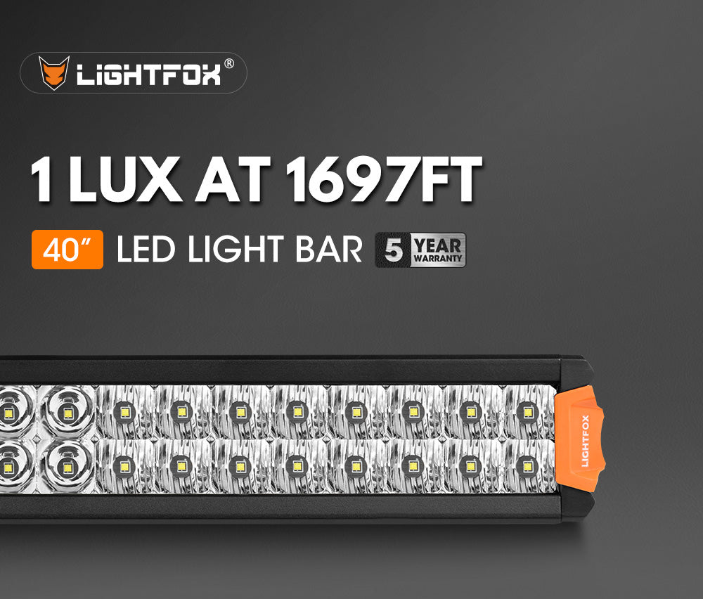Lightfox Rigel Series 40" LED Light Bar 1Lux@1,697ft IP68 18,040LM