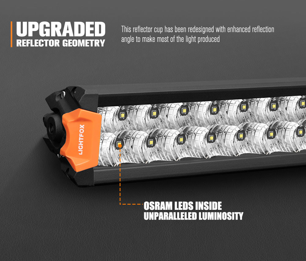 Lightfox Rigel Series 40" LED Light Bar 1Lux@1,697ft IP68 18,040LM