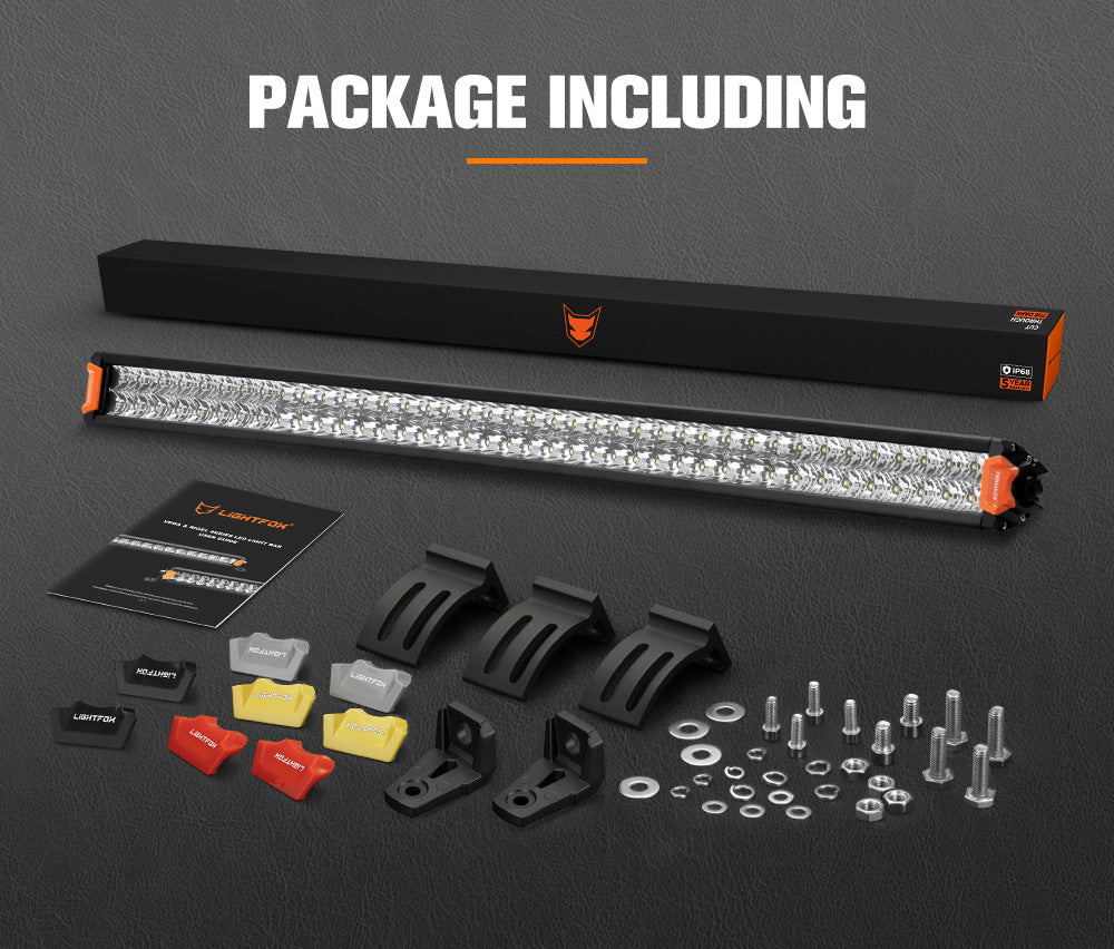 Lightfox Rigel Series 40" LED Light Bar 1Lux@2,278ft IP68 30,192LM